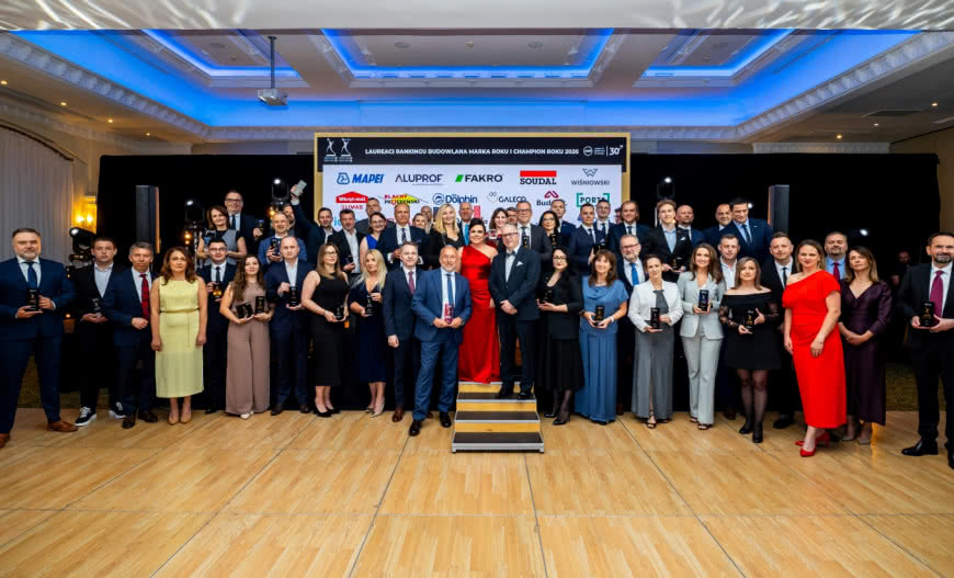 Braas oraz Icopal z nagrodami Złotej Budowlanej Marki Roku 2026 